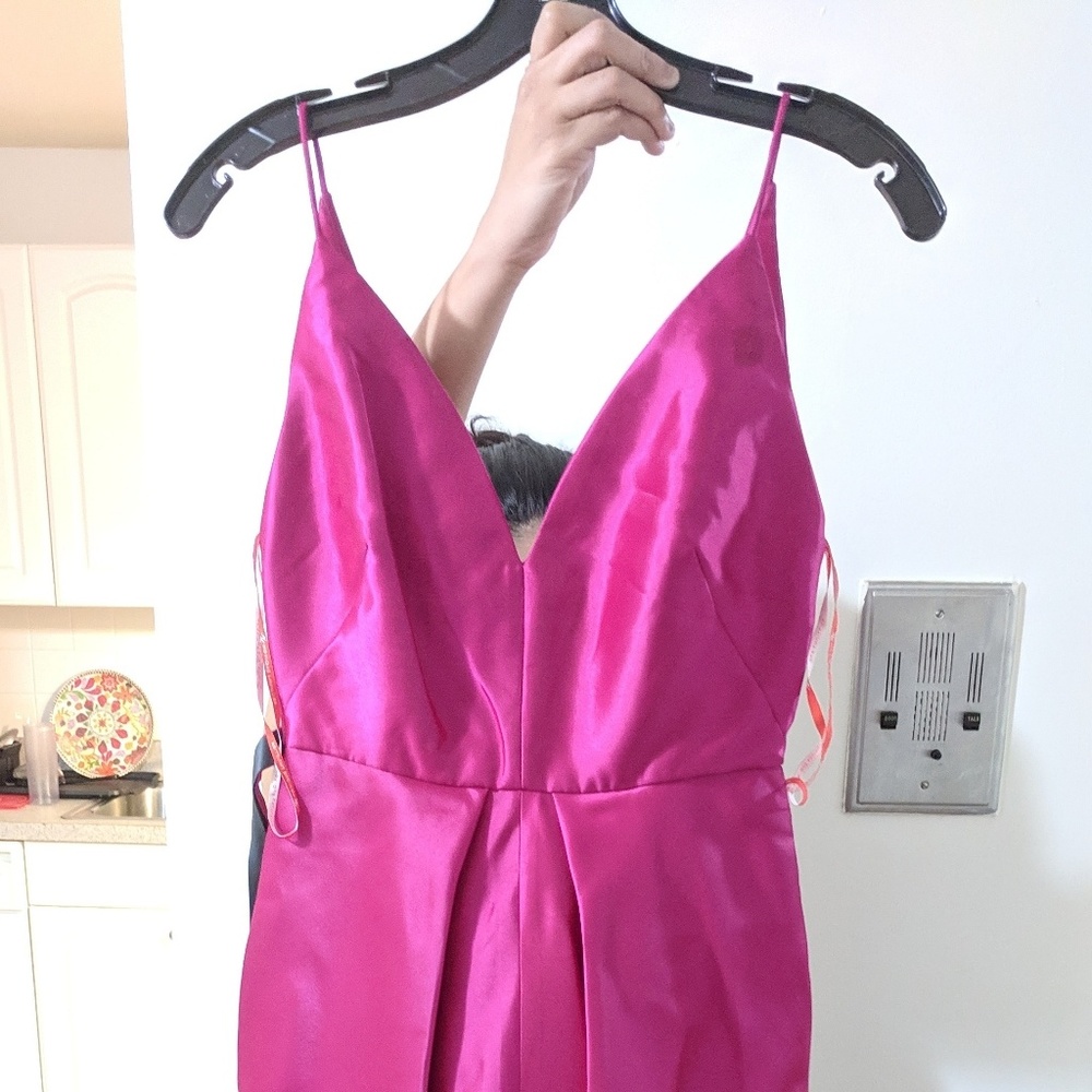 Monique Lhuillier Mikado Ballgown (haute pink)